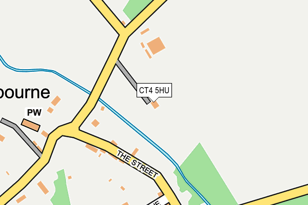 CT4 5HU map - OS OpenMap – Local (Ordnance Survey)
