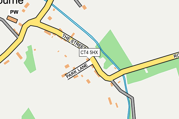 CT4 5HX map - OS OpenMap – Local (Ordnance Survey)