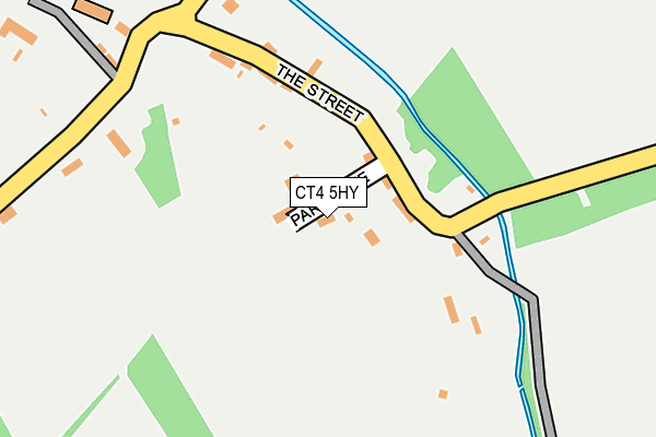 CT4 5HY map - OS OpenMap – Local (Ordnance Survey)