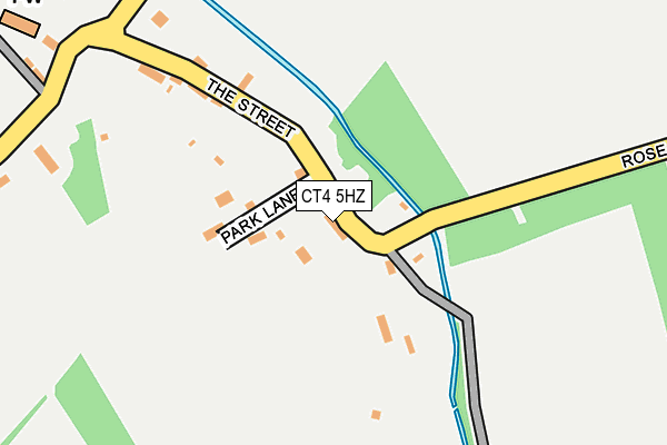 CT4 5HZ map - OS OpenMap – Local (Ordnance Survey)