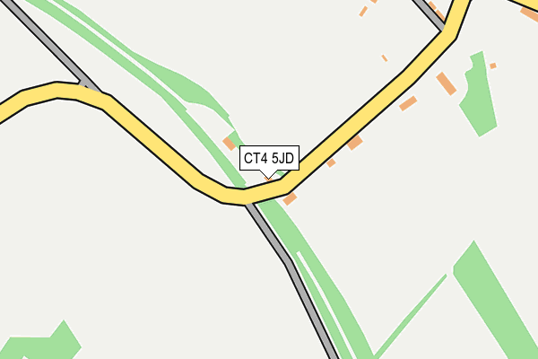 CT4 5JD map - OS OpenMap – Local (Ordnance Survey)
