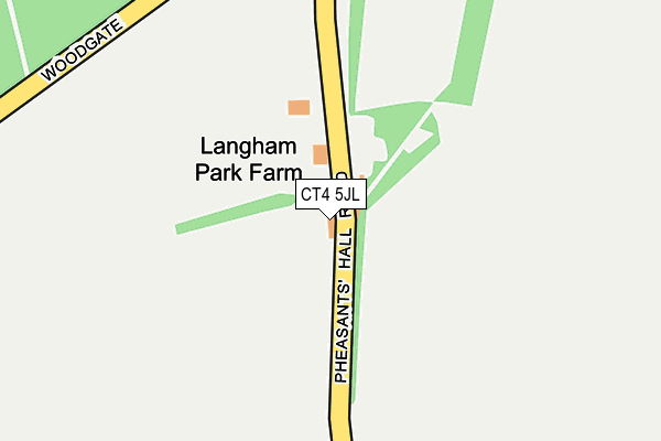 CT4 5JL map - OS OpenMap – Local (Ordnance Survey)