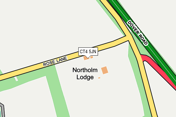 CT4 5JN map - OS OpenMap – Local (Ordnance Survey)