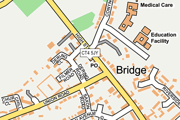 CT4 5JY map - OS OpenMap – Local (Ordnance Survey)