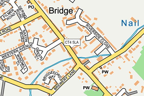 Map of BRIDGE DENTAL PRACTICE (CANTERBURY) LIMITED at local scale