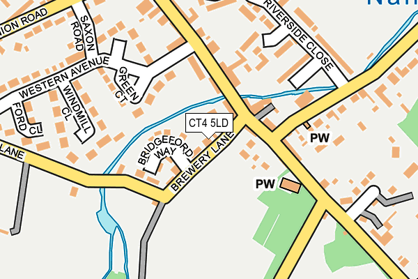 CT4 5LD map - OS OpenMap – Local (Ordnance Survey)