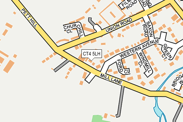 CT4 5LH map - OS OpenMap – Local (Ordnance Survey)