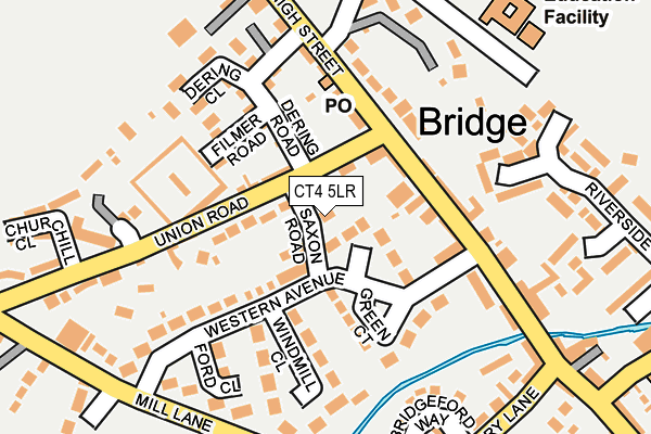 CT4 5LR map - OS OpenMap – Local (Ordnance Survey)