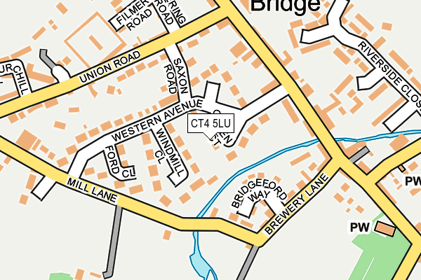 CT4 5LU map - OS OpenMap – Local (Ordnance Survey)