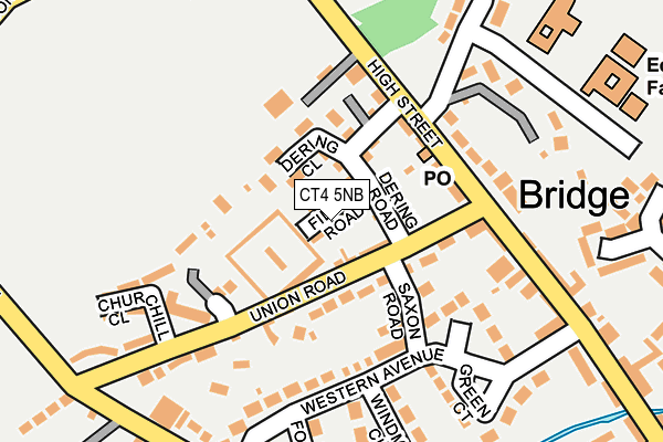 CT4 5NB map - OS OpenMap – Local (Ordnance Survey)