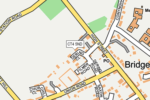 CT4 5ND map - OS OpenMap – Local (Ordnance Survey)