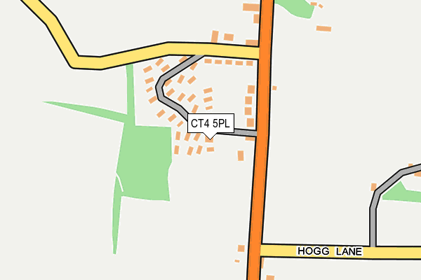 CT4 5PL map - OS OpenMap – Local (Ordnance Survey)
