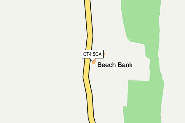 CT4 5QA map - OS OpenMap – Local (Ordnance Survey)