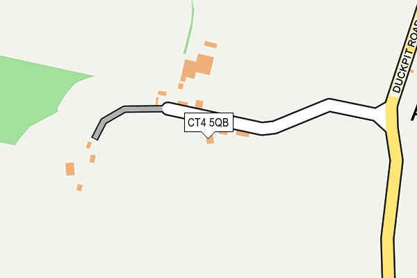 CT4 5QB map - OS OpenMap – Local (Ordnance Survey)