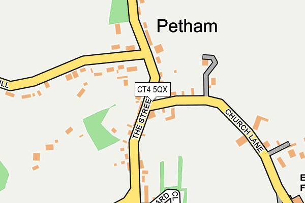 CT4 5QX map - OS OpenMap – Local (Ordnance Survey)