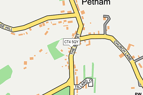 CT4 5QY map - OS OpenMap – Local (Ordnance Survey)