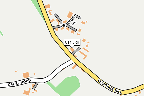 CT4 5RH map - OS OpenMap – Local (Ordnance Survey)