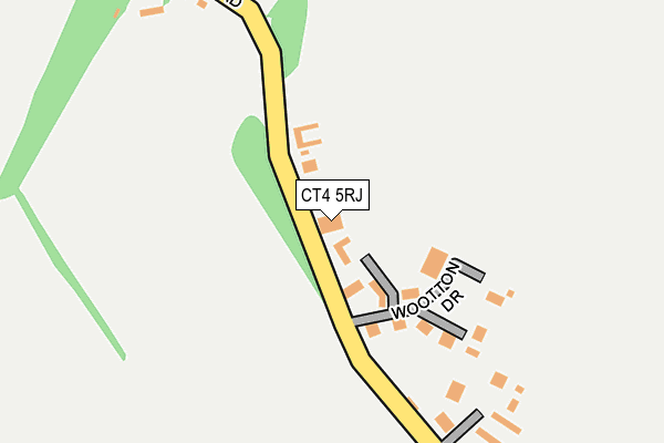 CT4 5RJ map - OS OpenMap – Local (Ordnance Survey)