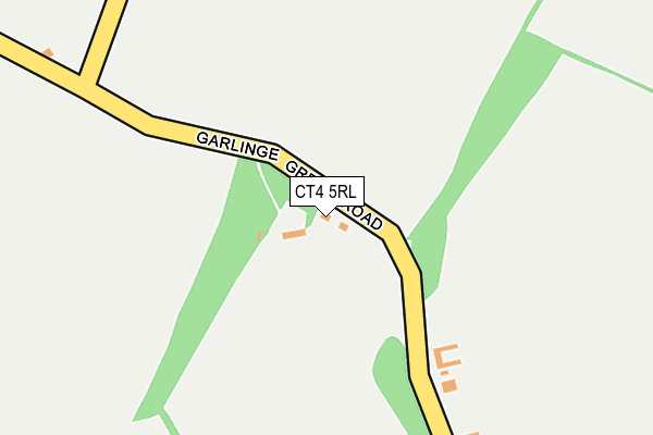 CT4 5RL map - OS OpenMap – Local (Ordnance Survey)