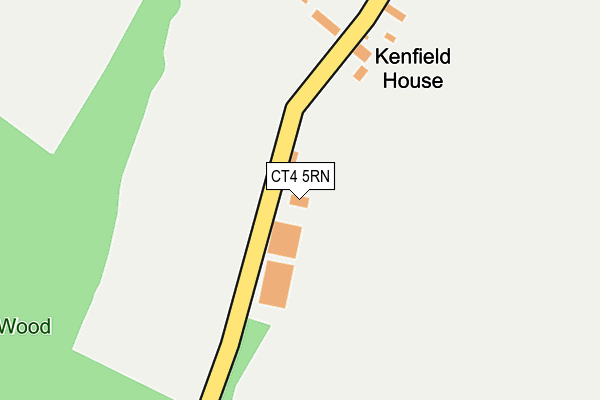 CT4 5RN map - OS OpenMap – Local (Ordnance Survey)