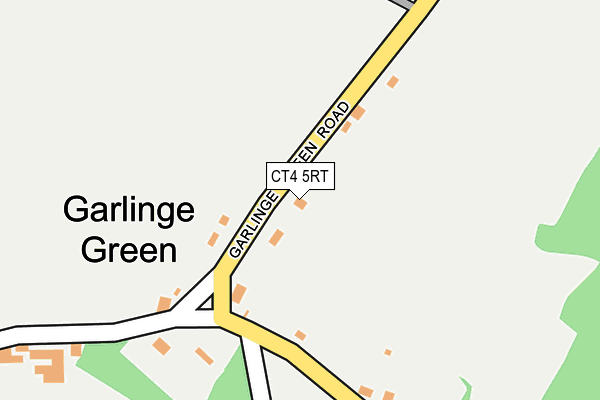 CT4 5RT map - OS OpenMap – Local (Ordnance Survey)