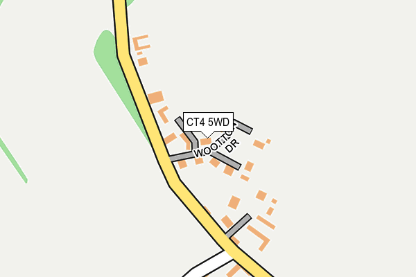 CT4 5WD map - OS OpenMap – Local (Ordnance Survey)