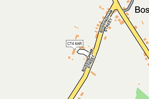 CT4 6AR map - OS OpenMap – Local (Ordnance Survey)