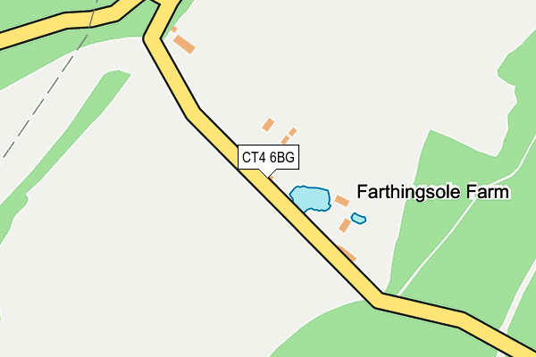 CT4 6BG map - OS OpenMap – Local (Ordnance Survey)