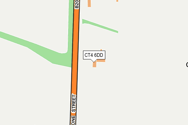 CT4 6DD map - OS OpenMap – Local (Ordnance Survey)