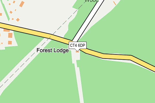 CT4 6DP map - OS OpenMap – Local (Ordnance Survey)