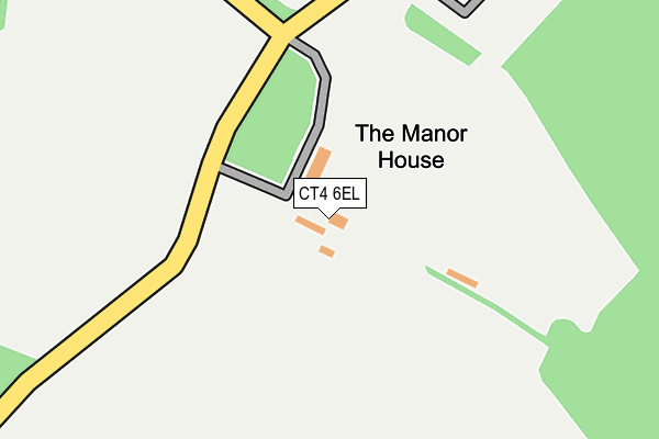 CT4 6EL map - OS OpenMap – Local (Ordnance Survey)