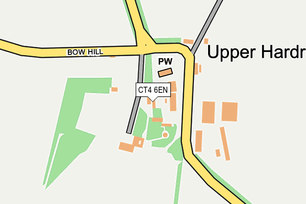CT4 6EN map - OS OpenMap – Local (Ordnance Survey)