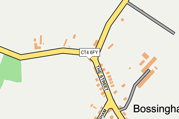 CT4 6FY map - OS OpenMap – Local (Ordnance Survey)