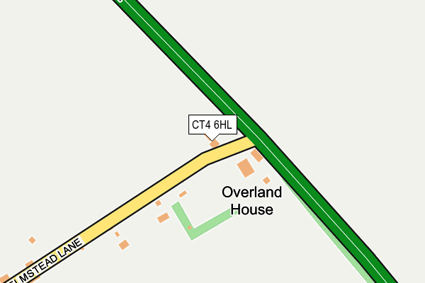 CT4 6HL map - OS OpenMap – Local (Ordnance Survey)
