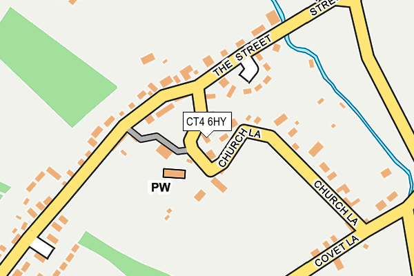 CT4 6HY map - OS OpenMap – Local (Ordnance Survey)