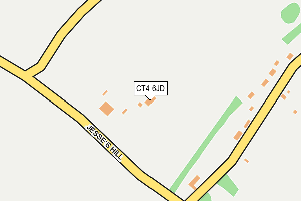 CT4 6JD map - OS OpenMap – Local (Ordnance Survey)