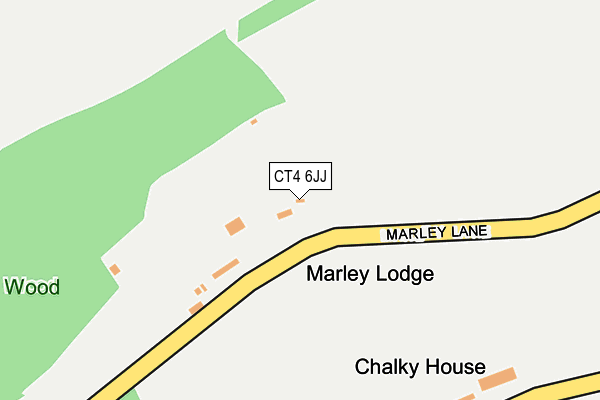 CT4 6JJ map - OS OpenMap – Local (Ordnance Survey)