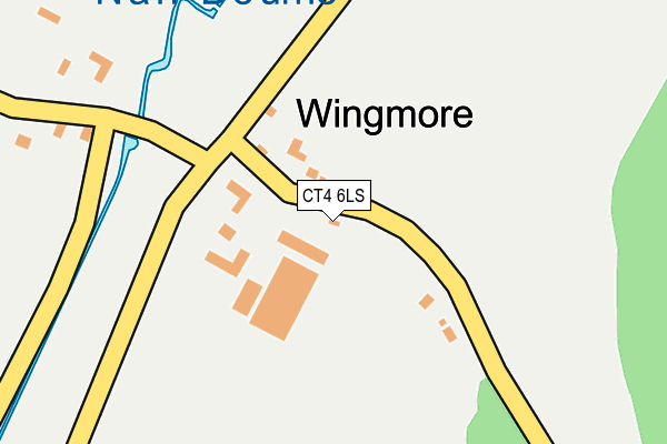 CT4 6LS map - OS OpenMap – Local (Ordnance Survey)