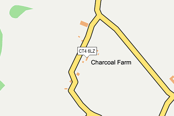 CT4 6LZ map - OS OpenMap – Local (Ordnance Survey)