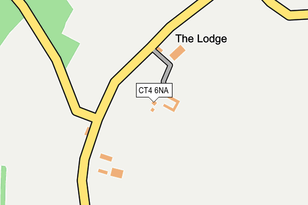 CT4 6NA map - OS OpenMap – Local (Ordnance Survey)