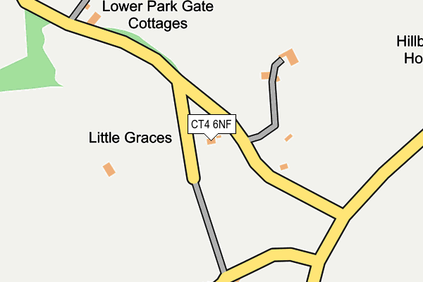 CT4 6NF map - OS OpenMap – Local (Ordnance Survey)