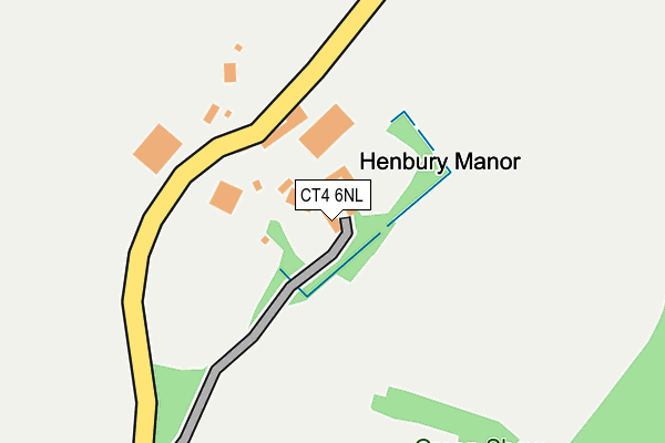 CT4 6NL map - OS OpenMap – Local (Ordnance Survey)