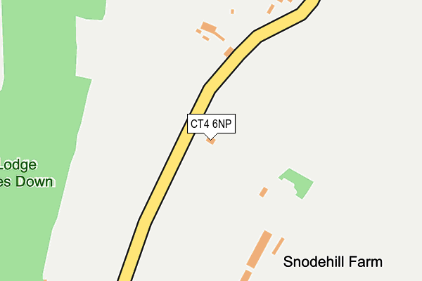 CT4 6NP map - OS OpenMap – Local (Ordnance Survey)