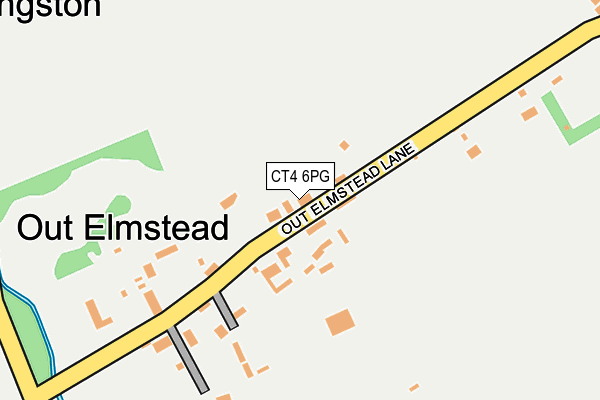 CT4 6PG map - OS OpenMap – Local (Ordnance Survey)