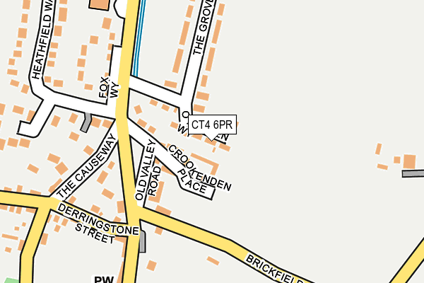 CT4 6PR map - OS OpenMap – Local (Ordnance Survey)