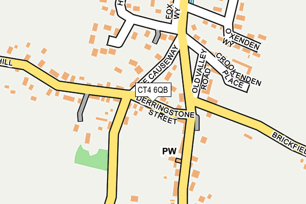 CT4 6QB map - OS OpenMap – Local (Ordnance Survey)