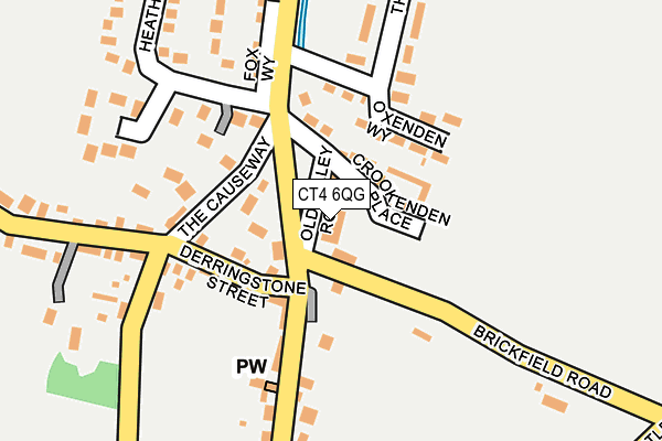 CT4 6QG map - OS OpenMap – Local (Ordnance Survey)