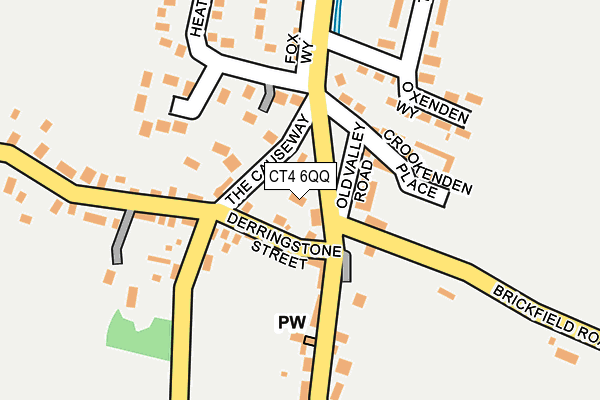 CT4 6QQ map - OS OpenMap – Local (Ordnance Survey)