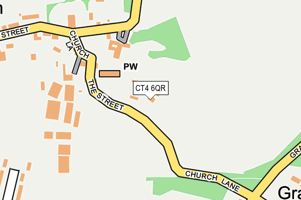 CT4 6QR map - OS OpenMap – Local (Ordnance Survey)