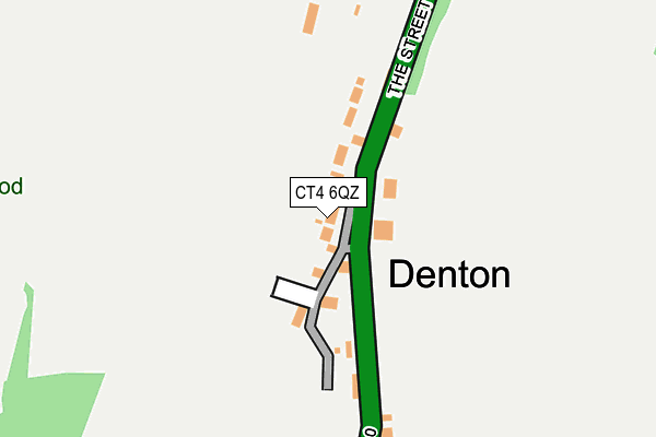 CT4 6QZ map - OS OpenMap – Local (Ordnance Survey)